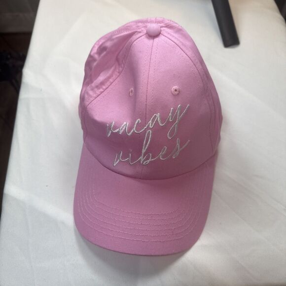 Accessory Depot  Women’s Pink Baseball Cap Vacay Vibes NWOT - Picture 2 of 10
